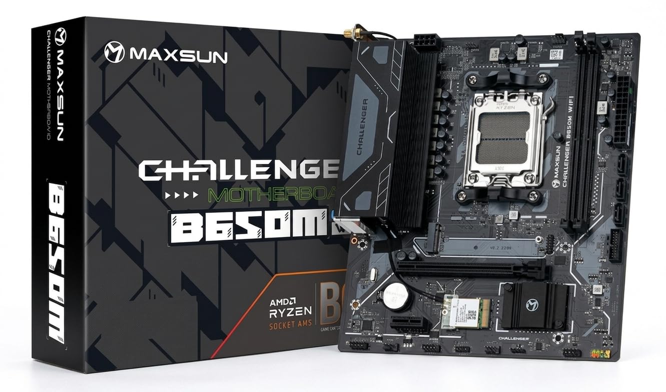 Amazon | MAXSUN マザーボード MS-Challenger B650M WIFI V2 チップ